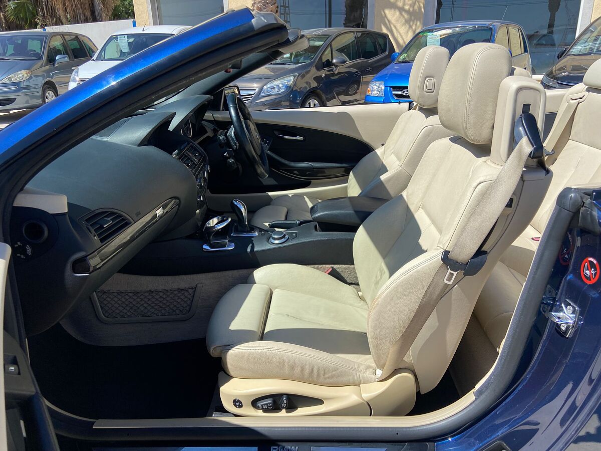 COMING SOON BMW 635D 3.0 CONVERTIBLE AUTO SPANISH RHD IN SPAIN 112000 MILES SUPERB 2008